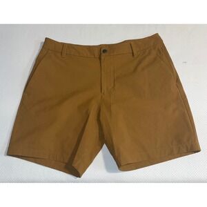 Lululemon Size 34 Brown Commission Classic Fit 7 inch Shorts VersaTwill 
Comfort
